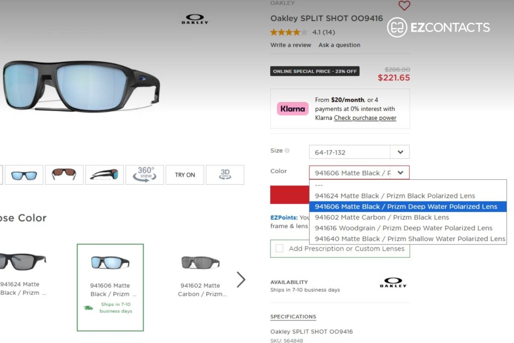 Oakley SPLIT SHOT OO9416 Sunglasses