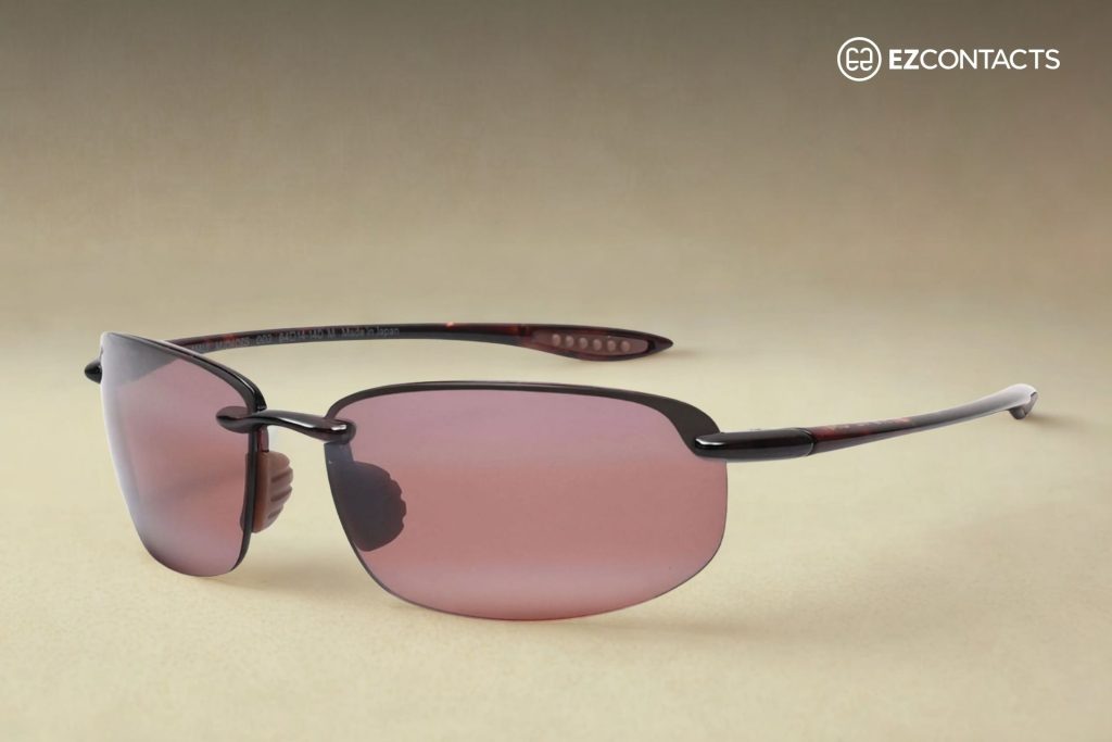 Maui Jim Ho'okipa in Dark Tortoise With Maui Rose PolarizedPlus2 Lenses