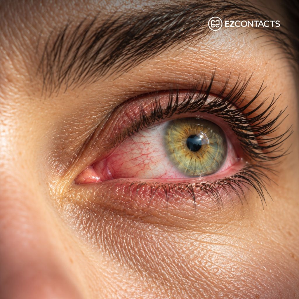 Woman With Red Eyes