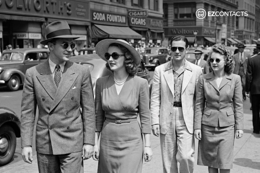 People Wearing Sunglasses in the 1930s